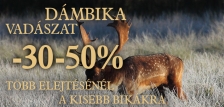 30-50% kedvezmény dámbika vadászatra